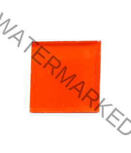Vidriecitos de colores 20x20mm x 50grs. Naranja Fluor